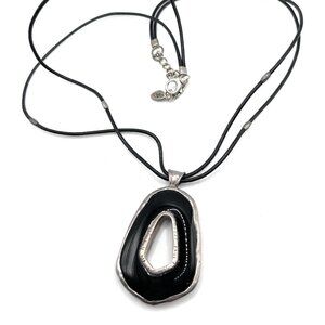 n2883 Retired Silpada Sterling Silver Double Take Necklace